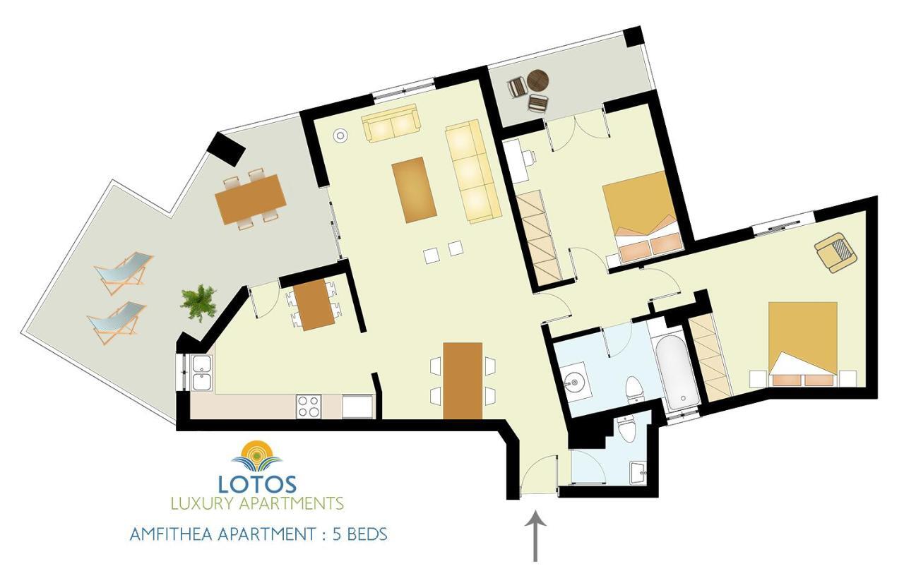 Lotos - Luxury Apartments Kounoupidhianá Eksteriør bilde